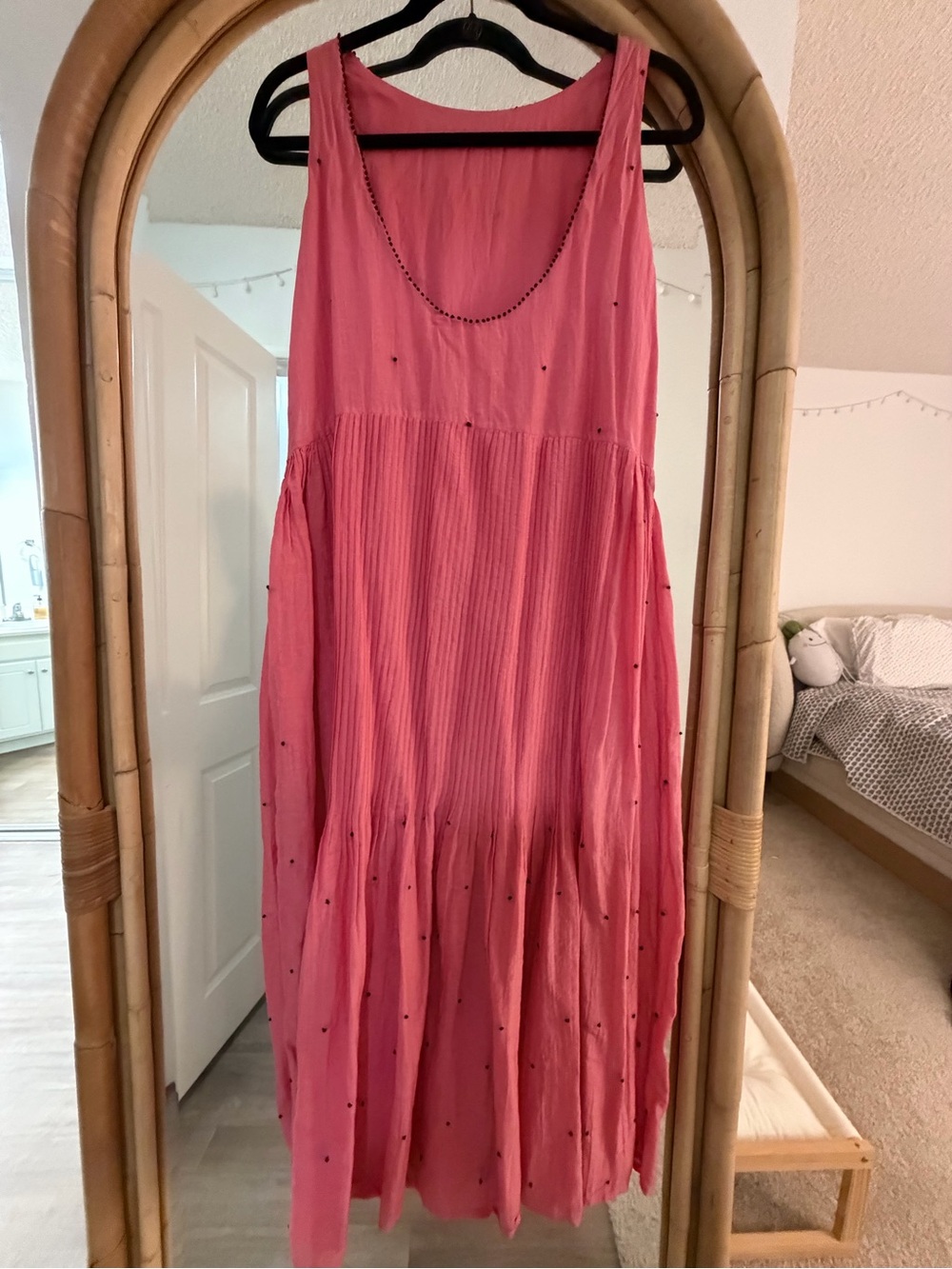 Emma Rothkopf Ida Pintuck Dress - Rose XS - Picture 3 of 5